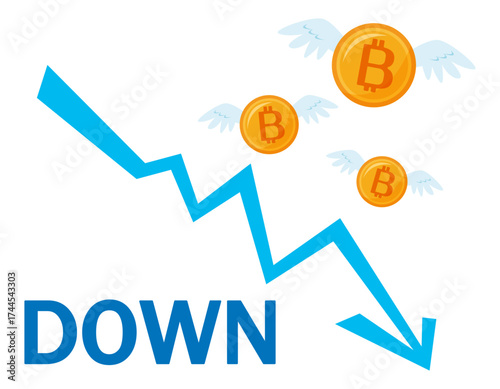 ビットコインのアイコン　仮想通貨