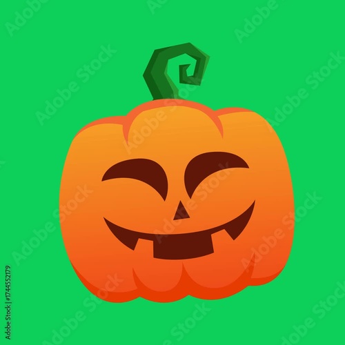 Mischievous Halloween Pumpkin Animation