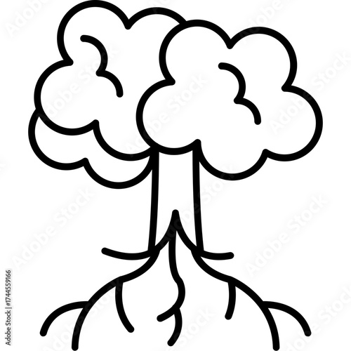 Mangrove Outline Icon