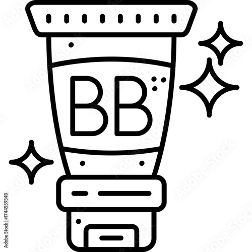BB Cream Outline Icon