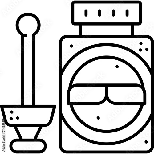 Beard Oil Outline Icon
