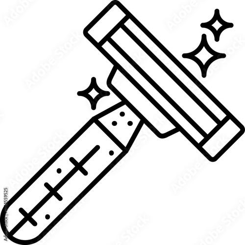 Razor Blade Outline Icon