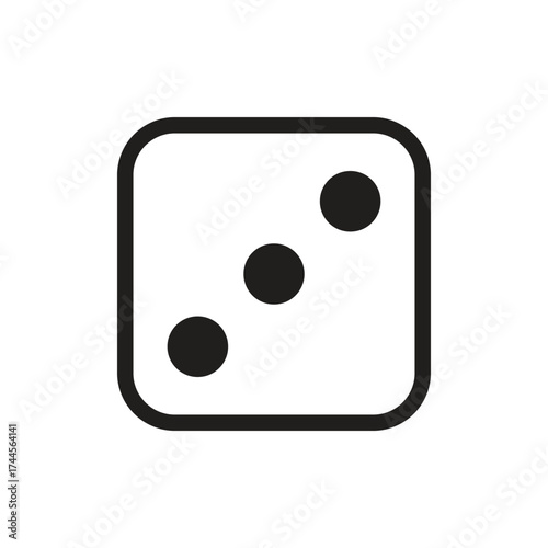 Craving a lucky break? Download this dice roll of three for your game night designs and bring a touch of playful chance to your next project now
