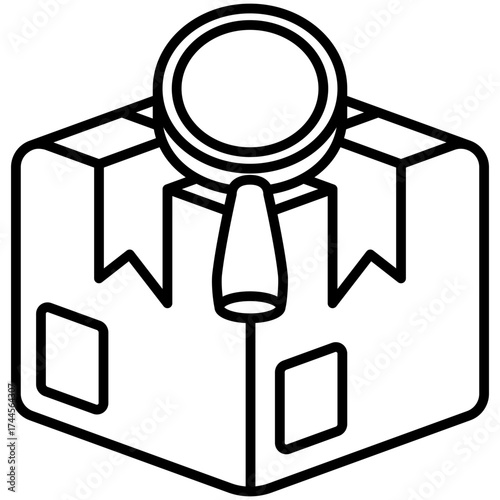 Brand Study Mini Illustration Isometric Icon. Use For Modern Concept, Print, Ui, Ux Kit, Web And App Development. Vector Related To Market, Business, Finace