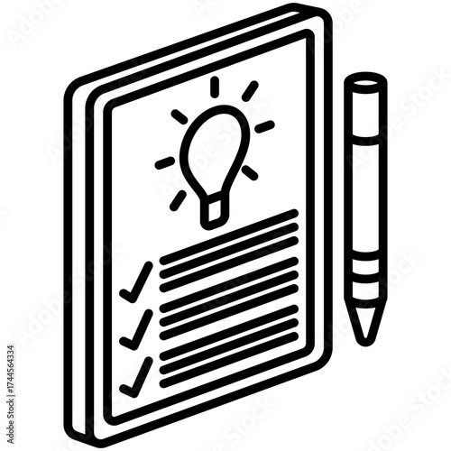 Concept Idea Mini Illustration Isometric Icon. Use For Modern Concept, Print, Ui, Ux Kit, Web And App Development. Vector Related To Market, Business, Finace