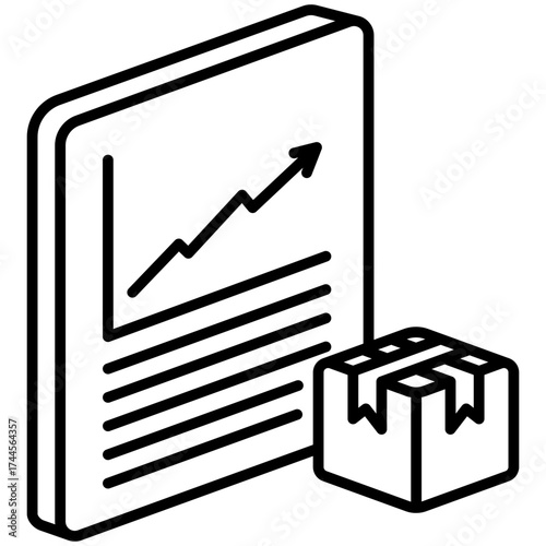 Demand Mini Illustration Isometric Icon. Use For Modern Concept, Print, Ui, Ux Kit, Web And App Development. Vector Related To Market, Business, Finace