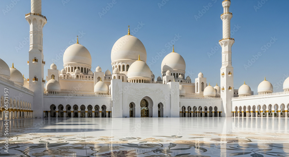 Fototapeta premium Abu Dhabi Sheikh Zayed Grand Mosque