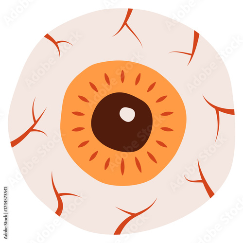 vector illustration of a eye