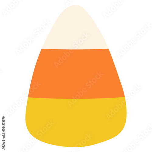 illustration of candy corn 