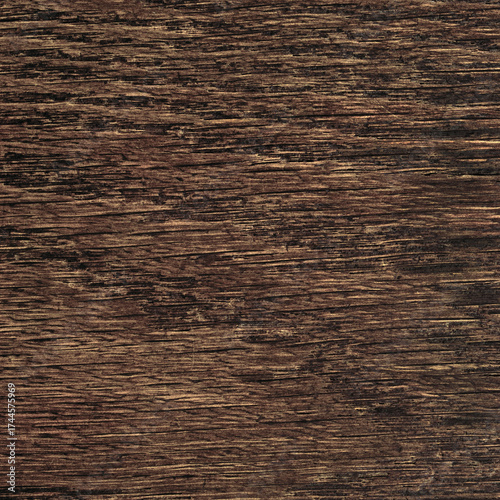 Oak grain veneer texture vertical background, dark brown natural scratched textured smoked pattern, large rugged wood macro closeup, old coarse rough cracked grunge wooden board, rustic vintage
