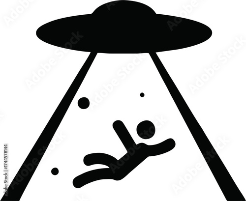 UFO Icon Silhouette 