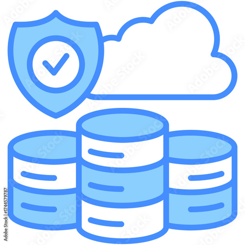 Cloud Security Icon