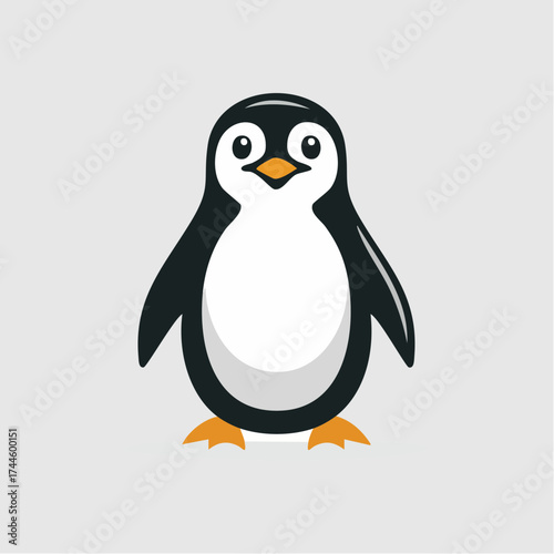 penguin vector icon design