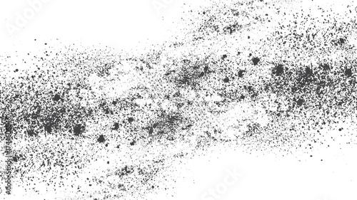 Abstract Black and White Grunge Texture with Cracks Chips Dust and Rough Surface