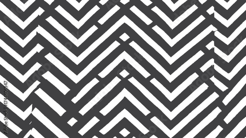 Abstract Monochrome Grunge Seamless Pattern with Paint Splashes and Chaotic Urban Art Texture