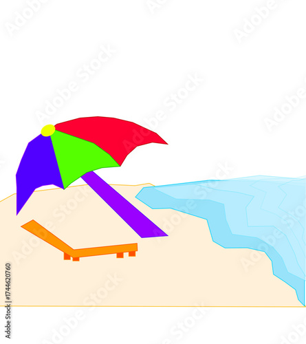 Colorful Beachside