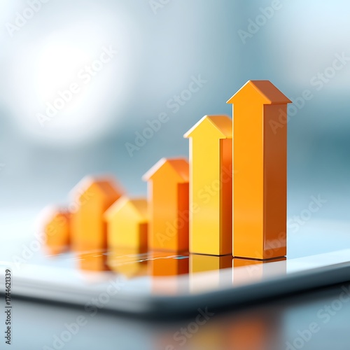 High growth startup valuation trends business sector infographic digital environment close-up view investment insights