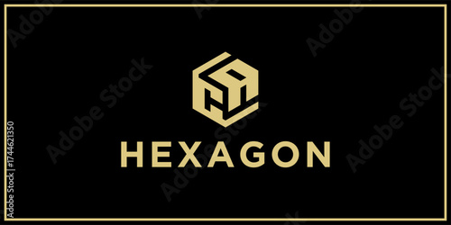 CA hexagon logo design inspiration	