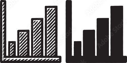 Abstract geometric shapes and lines in a dynamic composition silhouette