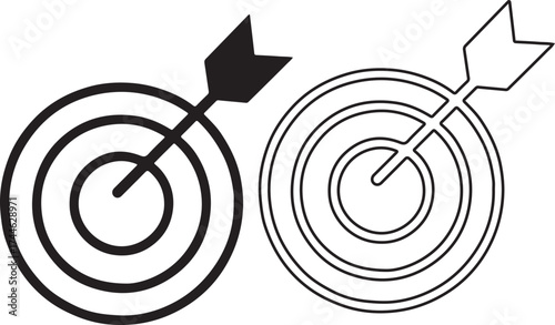 Abstract geometric shapes and lines silhouette design