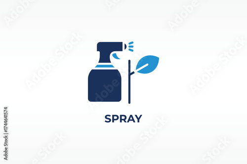 SPRAY vector, icon or logo sign isolated symbol illustration