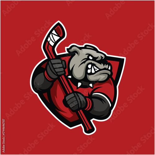 Hockey mascot design