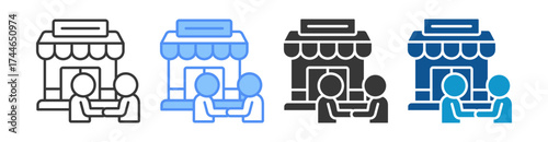 Collaboration Icon Set Multiple Style Collection