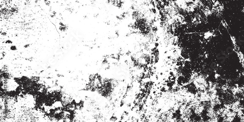 Grungy Black White Distressed Overlay Texture Abstract Background