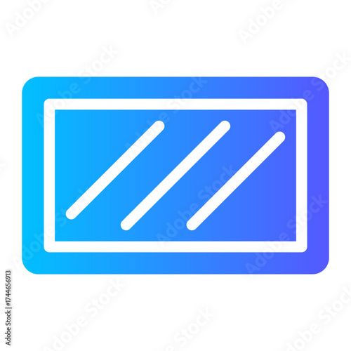 television gradient icon