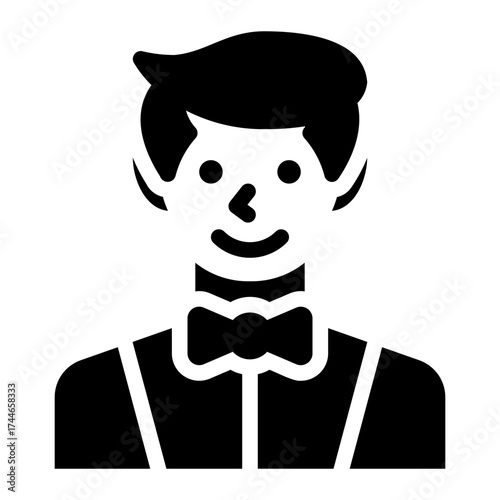 bellboy glyph icon