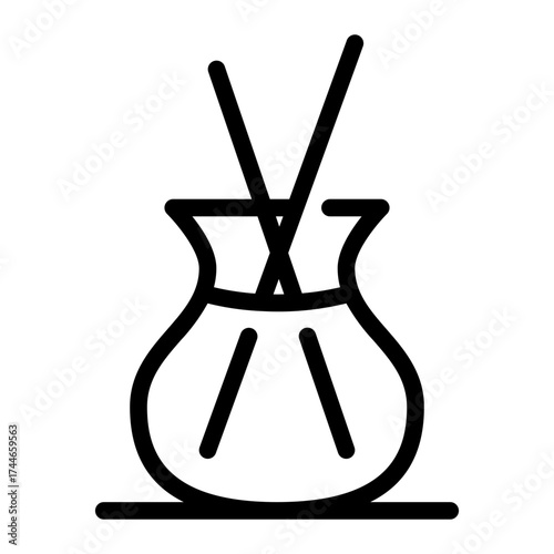 air freshener line icon