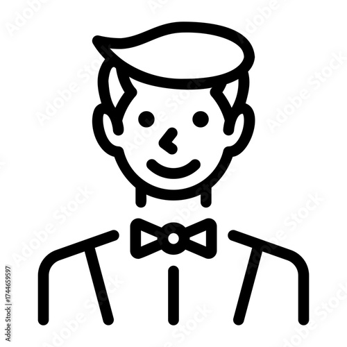 bellboy line icon