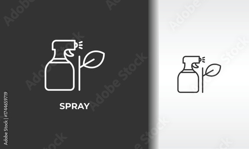 Spray Vector, Icon Or Logo Sign Isolated Symbol Illustration