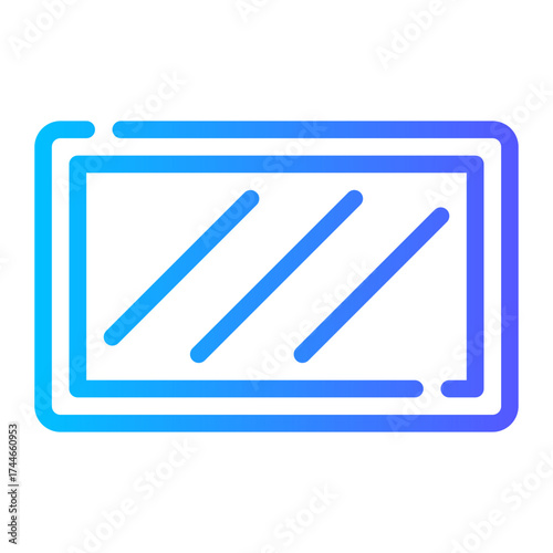 television gradient icon