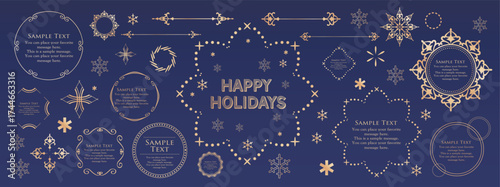 クリスマスフレーム素材