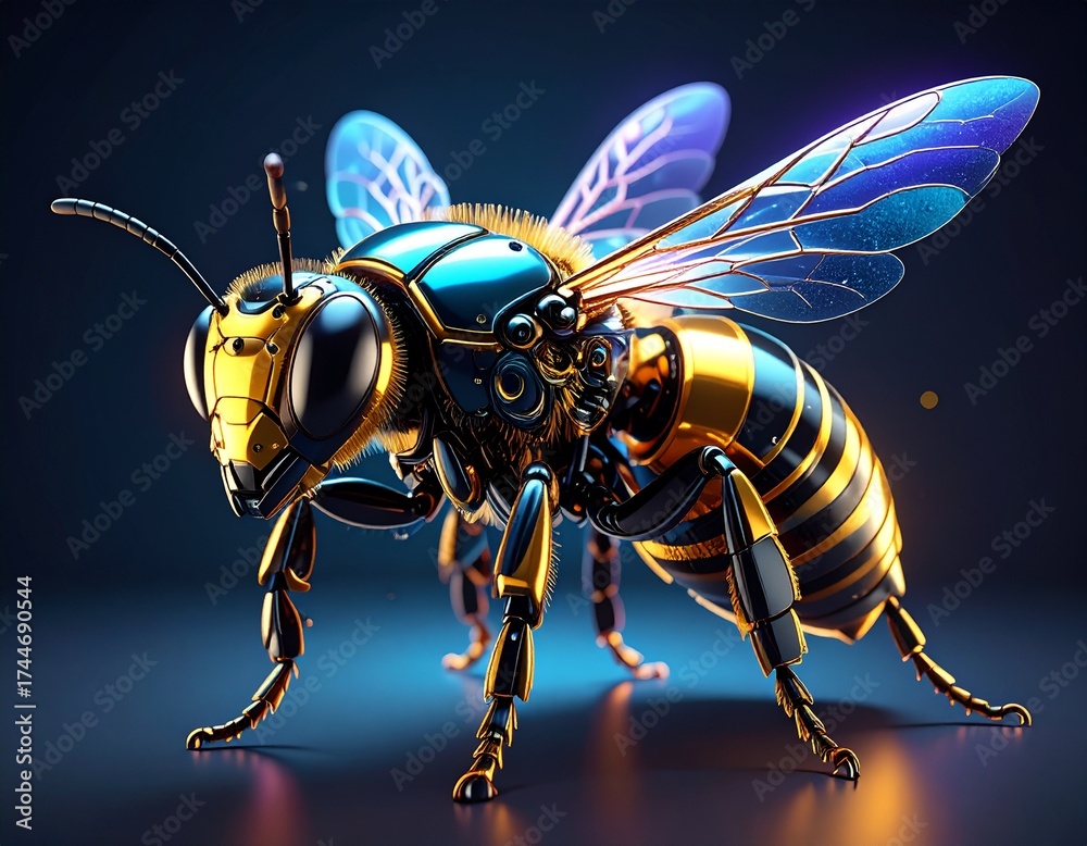 Fototapeta premium robot bee