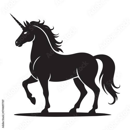 Unicorn silhouette