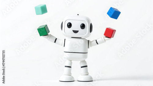 toy robot figure, cute robot toy, artificial intelligence concept, robotics technology toy, kids educational robot, futuristic robot model, innovation technology concept, playful robot character, smar