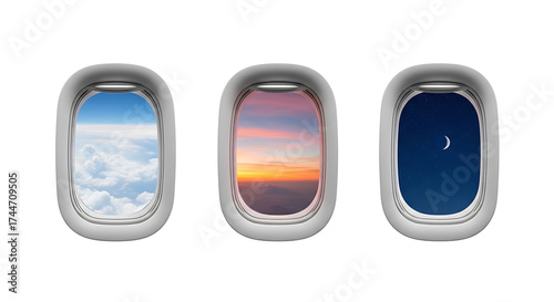 airplane in the sky