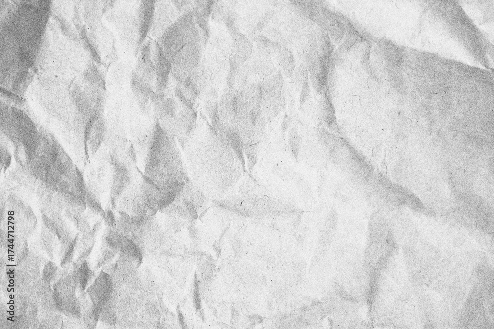 Naklejka premium Creased paper texture overlay effect, png wrinkled paper surface