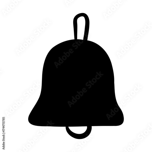 bell black icon