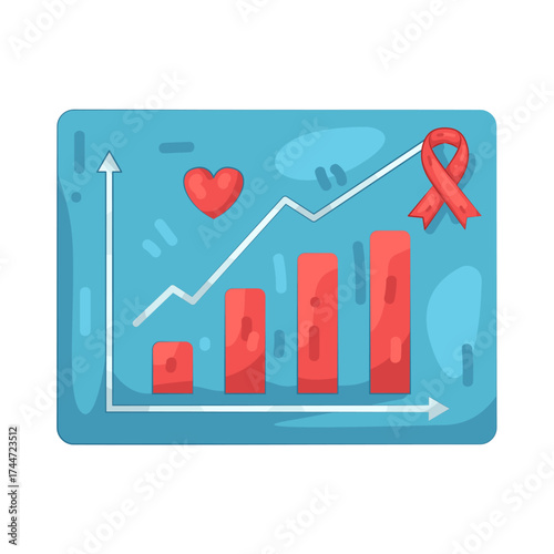 Illustration of Aids Awareness Chart