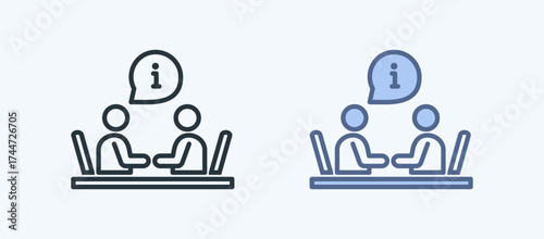 Instruction Multiple Style Icon Collection