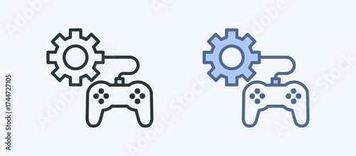 Gamification Multiple Style Icon Collection