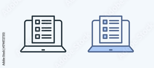 Online Test Multiple Style Icon Collection