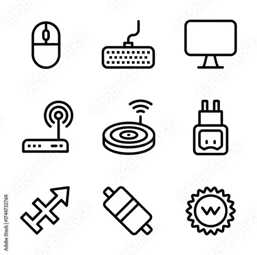 Computer peripherals and electronic components computer mouse