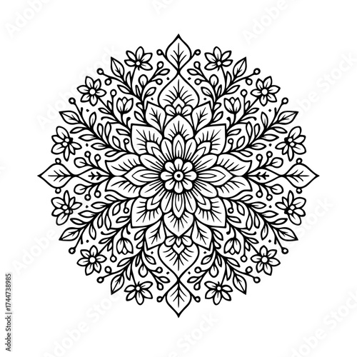 modern mandala design