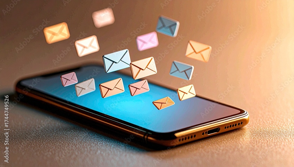 custom made wallpaper toronto digitalNew Email Notification Marketing Concept