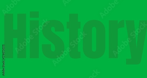 Digital animation of colorful lgbtq history month text banner against transparent background