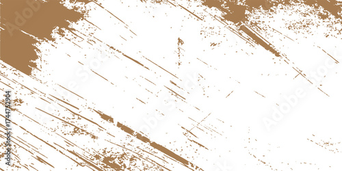 Vintage brown paper with abstract grunge texture and dirty paint design on old wall surface